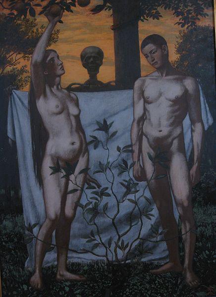 Hans Thoma Adam and Eve Germany oil painting art